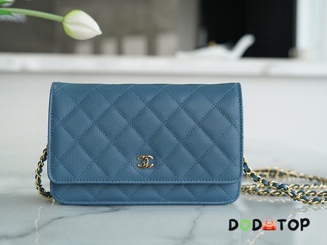Chanel Woc Fortune Bag Blue Size 19 cm - 1
