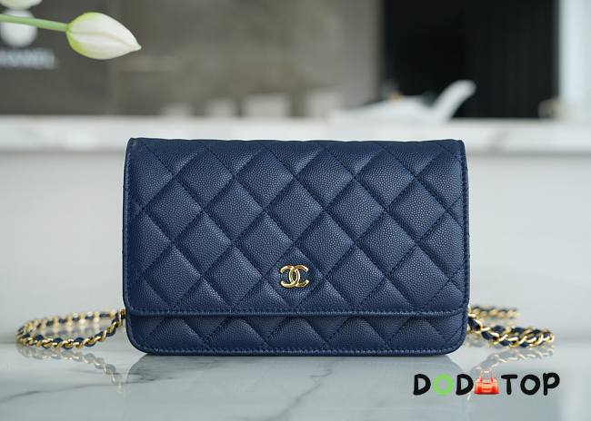 Chanel Woc Fortune Bag Dark Blue Size 19 cm - 1
