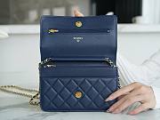 Chanel Woc Fortune Bag Dark Blue Size 19 cm - 3