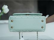 Chanel Coco Handbag Blue Size 13 × 19 × 9 cm - 6