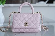 Chanel Coco Handbag Pink Size 13 × 19 × 9 cm - 1