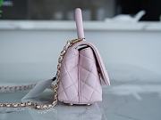 Chanel Coco Handbag Pink Size 13 × 19 × 9 cm - 5