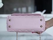 Chanel Coco Handbag Pink Size 13 × 19 × 9 cm - 4