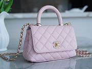 Chanel Coco Handbag Pink Size 13 × 19 × 9 cm - 3