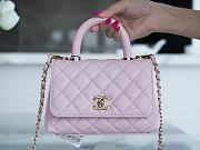Chanel Coco Handbag Pink Size 13 × 19 × 9 cm - 2