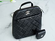 Chanel New Shiny Cowhide Backpack Black Size 21 x 24 x 9 cm - 4