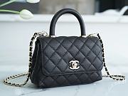 Chanel Coco Handbag Black Size 13 × 19 × 9 cm - 3