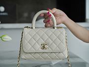 Chanel Coco Handbag Snow White Size 13 × 19 × 9 cm - 6