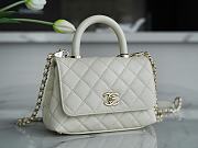 Chanel Coco Handbag Snow White Size 13 × 19 × 9 cm - 2