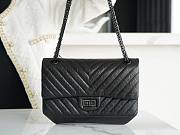 Chanel Flap Bag Cowhide Black Size 24 cm - 1