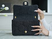 Chanel Denim Flap Bag Size 17 × 24 × 7 cm - 4