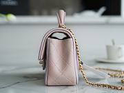 Chanel Mini CF Top Handle Bag Gradient Pink Size 20 × 13 × 9 cm - 4