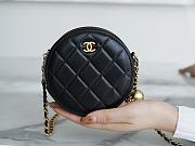 Chanel Metal Ball Black Bag Size 12 cm - 1
