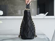 Chanel Nylon Chain Shopping Bag Black Size 43 x 44 x 11 cm - 6