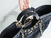 Chanel Nylon Chain Shopping Bag Black Size 43 x 44 x 11 cm - 2