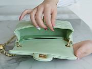 Chanel Mini Flap Bag Apple Green Size 13 × 20 × 7 cm - 6