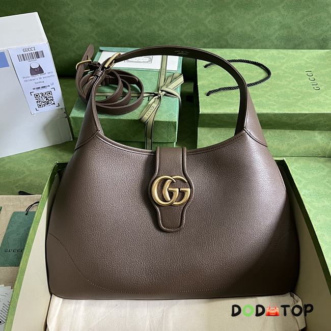 Gucci Aphrodite Medium Shoulder Bag Brown Size 39 x 38 x 2 cm - 1