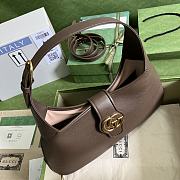 Gucci Aphrodite Medium Shoulder Bag Brown Size 39 x 38 x 2 cm - 4
