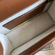 Gucci Matelassé Leather Small Handbag Brown Size 18 x 13 x 6.5 cm - 4