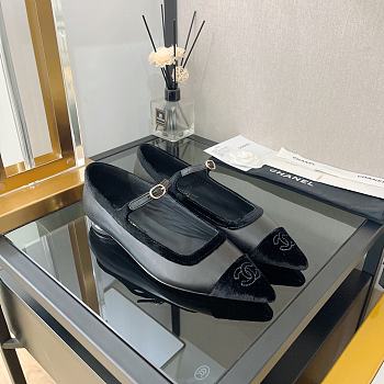 Chanel Shoes Black 08