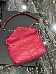 YSL Loulou Puffer Pink Size 23 × 15.5 × 8.5 cm - 6