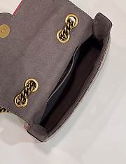 Fendi Double F Handbag Red Size 19 x 4 x 13 cm - 5
