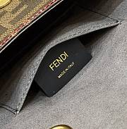 Fendi Double F Handbag Red Size 19 x 4 x 13 cm - 4