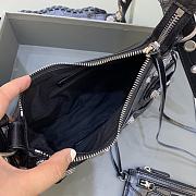 Balenciaga Le Cagole Mini Leather Shoulder Bag Black Size 26 x 12 x 6 cm - 6