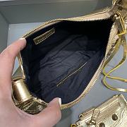 Balenciaga Le Cagole Mini Leather Shoulder Bag Gold Size 26 x 12 x 6 cm - 4