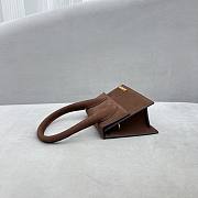 Jacquemus Medium Frosted Chocolate Size 18 x 15.5 x 8 cm - 5