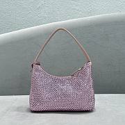 Prada Hobo Underarm Bag Pink Size 22 x 12 x 6 cm - 5