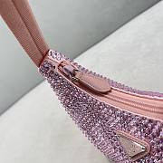 Prada Hobo Underarm Bag Pink Size 22 x 12 x 6 cm - 3