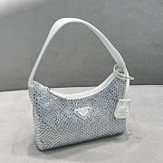 Prada Hobo Underarm Bag Bling White Size 22 x 12 x 6 cm - 5