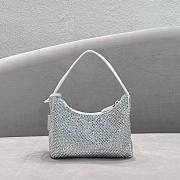Prada Hobo Underarm Bag Bling White Size 22 x 12 x 6 cm - 4