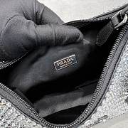 Prada Hobo Underarm Bag Bling Black Size 22 x 12 x 6 cm - 3