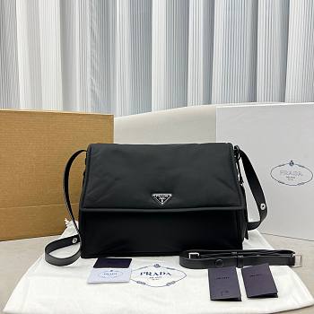 Prada Messenger Bag Black Size 38 × 30 × 16.5 cm