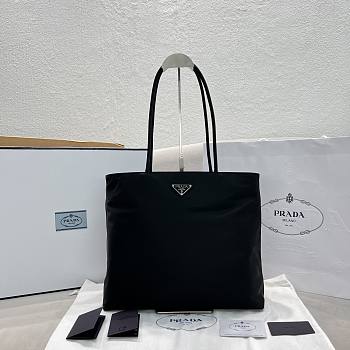 Prada Nylon Shopping Bag Black Size 37 x 31 x 10 cm