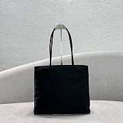 Prada Nylon Shopping Bag Black Size 37 x 31 x 10 cm - 5
