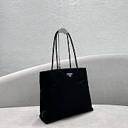 Prada Nylon Shopping Bag Black Size 37 x 31 x 10 cm - 2