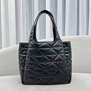 Prada Shopping Black Bag Size 56 x 39 x 13 cm - 5