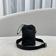 Prada Mobile Phone Bag Black Size 12 x 18.5 x 6 cm - 6