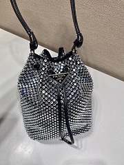 Prada Crystal Bucket Bag Size 16 x 21 x 10 cm - 4