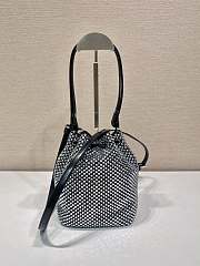 Prada Crystal Bucket Bag Size 16 x 21 x 10 cm - 3