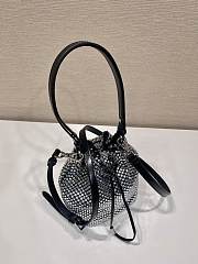 Prada Crystal Bucket Bag Size 16 x 21 x 10 cm - 2