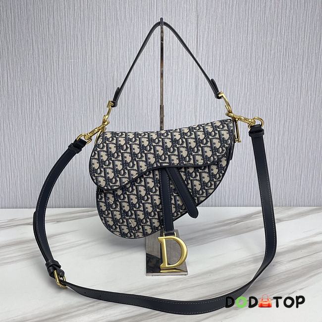 Dior Saddle Bag With Strap Size 25.5 x 20 x 6.5 cm - 1