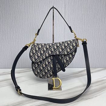 Dior Saddle Bag With Strap Size 25.5 x 20 x 6.5 cm