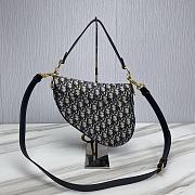 Dior Saddle Bag With Strap Size 25.5 x 20 x 6.5 cm - 5