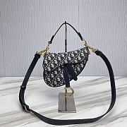 Dior Saddle Bag With Strap Small Size 19.5 x 16 x 6.5 cm - 1