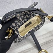 Dior Saddle Bag With Strap Small Size 19.5 x 16 x 6.5 cm - 5