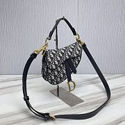 Dior Saddle Bag With Strap Small Size 19.5 x 16 x 6.5 cm - 3